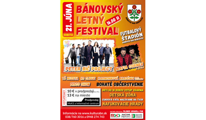 Bánovský letný festival 2025 - 21.06.2025