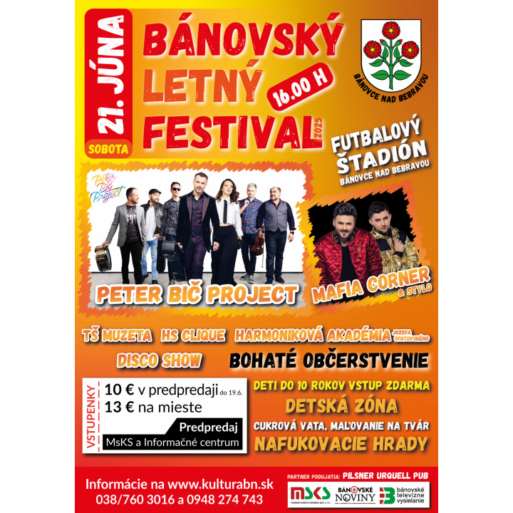 Bánovský letný festival 2025 - 21.06.2025