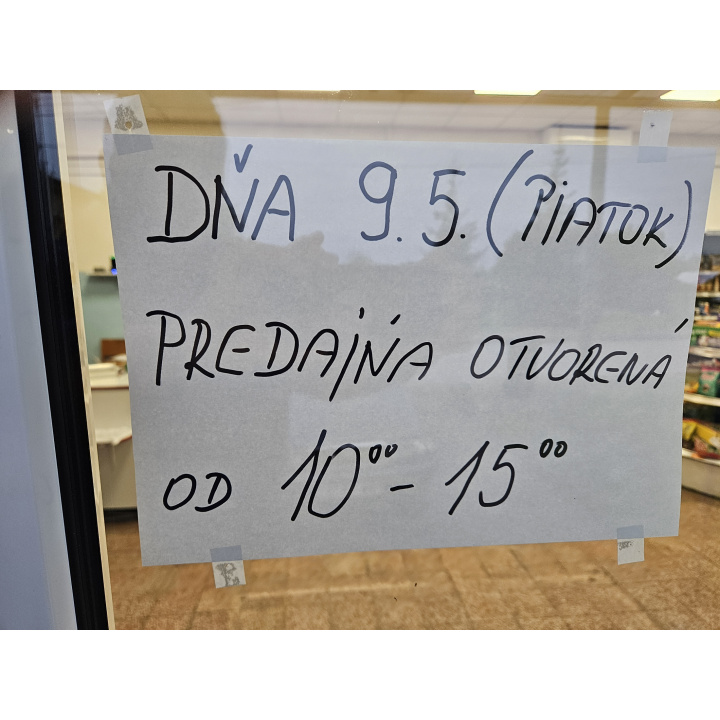 COOP Jednota 9.5.2025