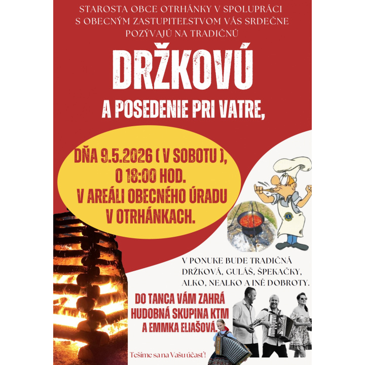 Držková a posedenie  pri vatre - Otrhánky