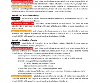 Aktuality / EPIDÉMIA SLAK - aktuálne informácie hlavného veterinára SR a bulletin s informáciami - foto