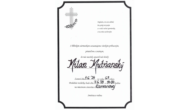 Milan Mutňanský