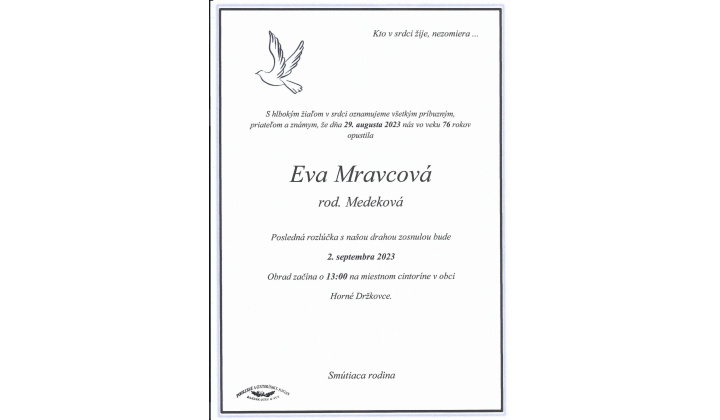 Eva Mravcová