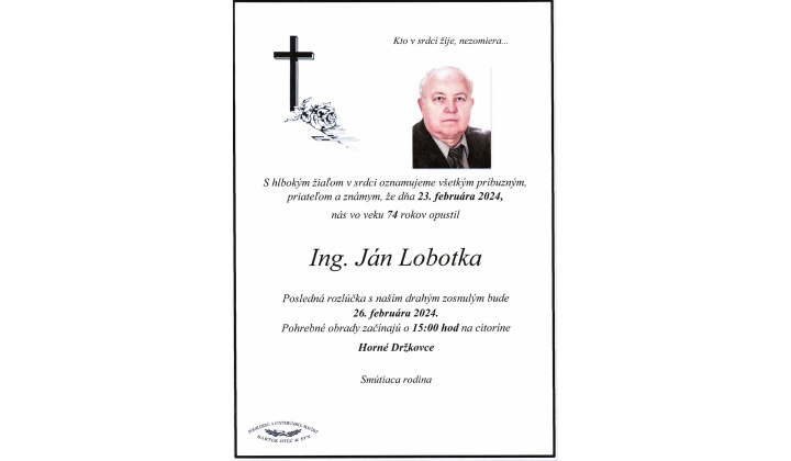 Ing. Ján Lobotka