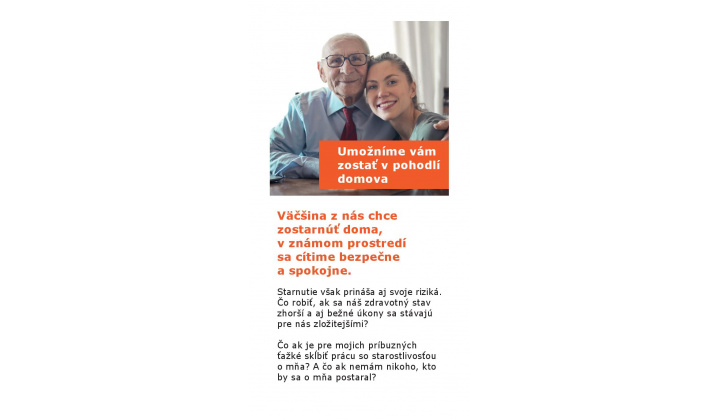 IDA - Integrovaná domáca asistentka / Monitorovanie a signalizácia potreby pomoci