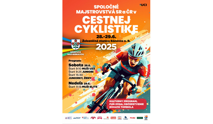 Majstrovská SR a ČR v cestnej cyklistike - OBMEDZENIA PREMÁVKY AJ PRE NAŠU OBEC