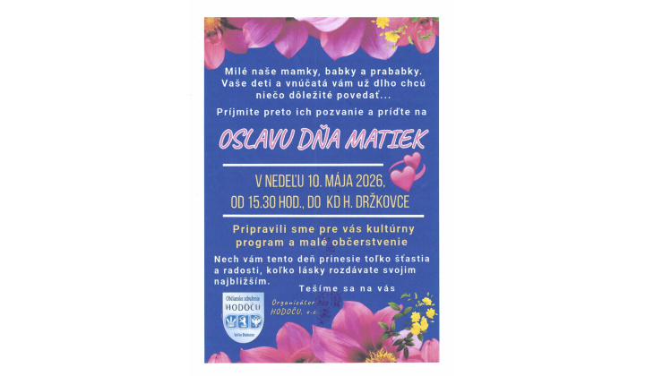 Oslava Dňa matiek 