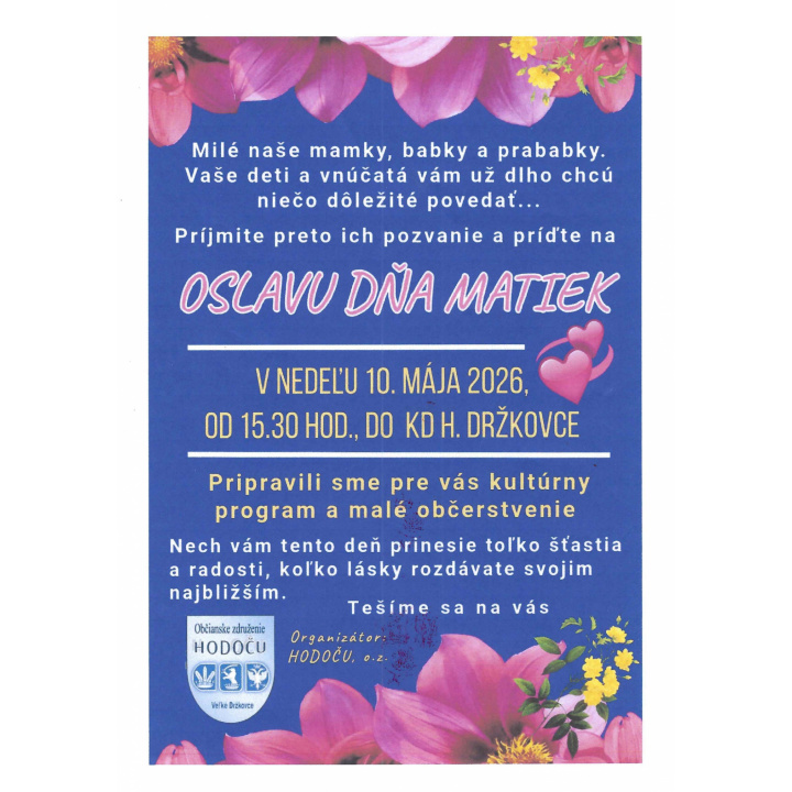 Oslava Dňa matiek 