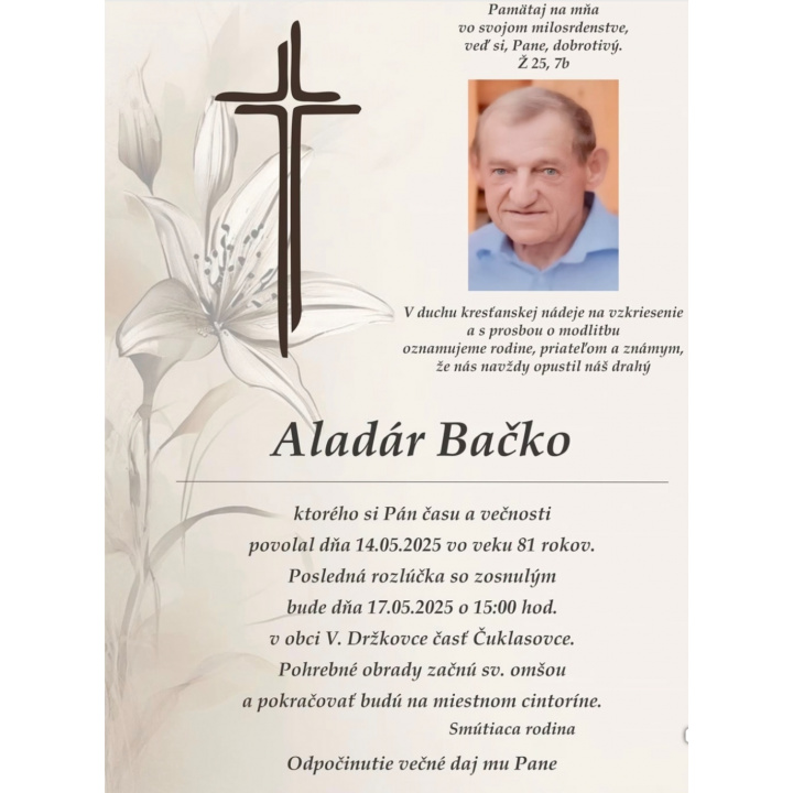 PARTE p. Aladár Bačko