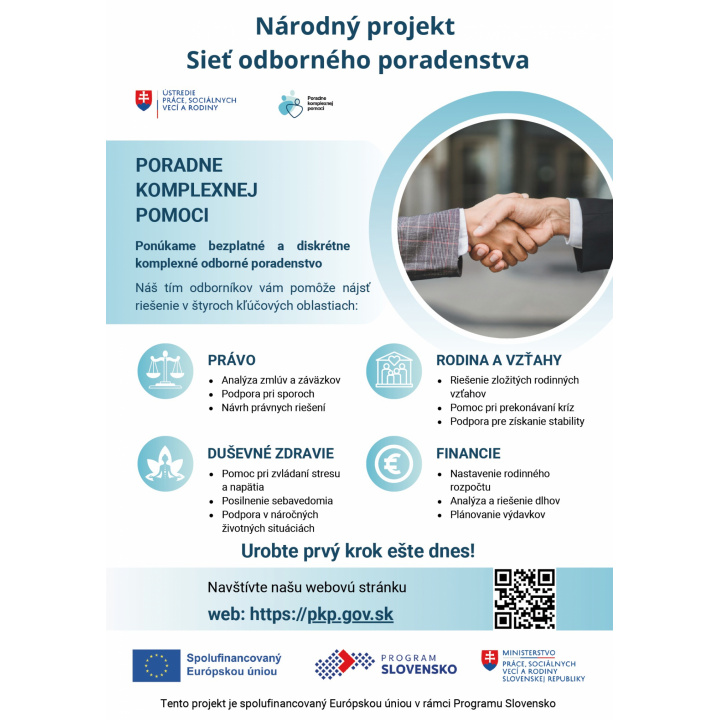 Poradne komplexnej pomoci - Ústredie práce, sociálnych vecí a rodiny