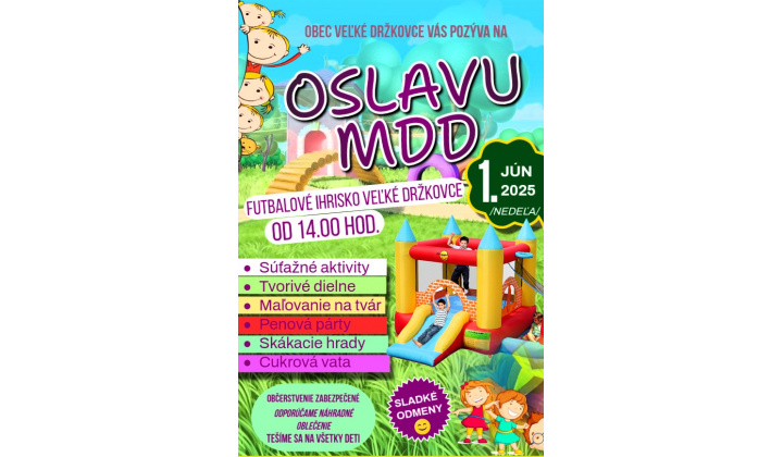 POZVÁNKA - OSLAVA MDD 1.6.2024