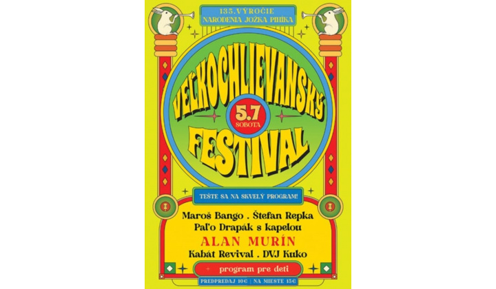 POZVÁNKA - VeľkoChlievanský festival 5.7.2025