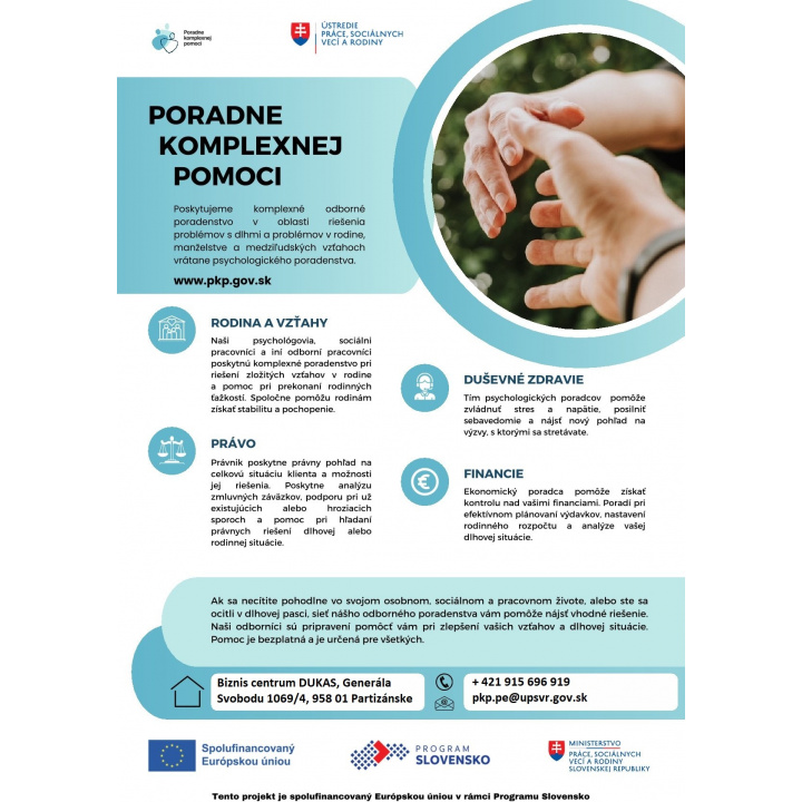 ÚPSVaR - Poradne komplexnej pomoci