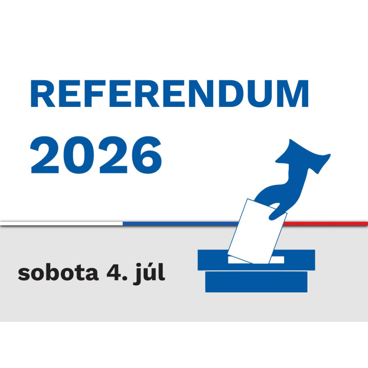 REFERENDUM 2026 - Vyhlásenie referenda a  Informácia o podmienkach práva hlasovať v referende