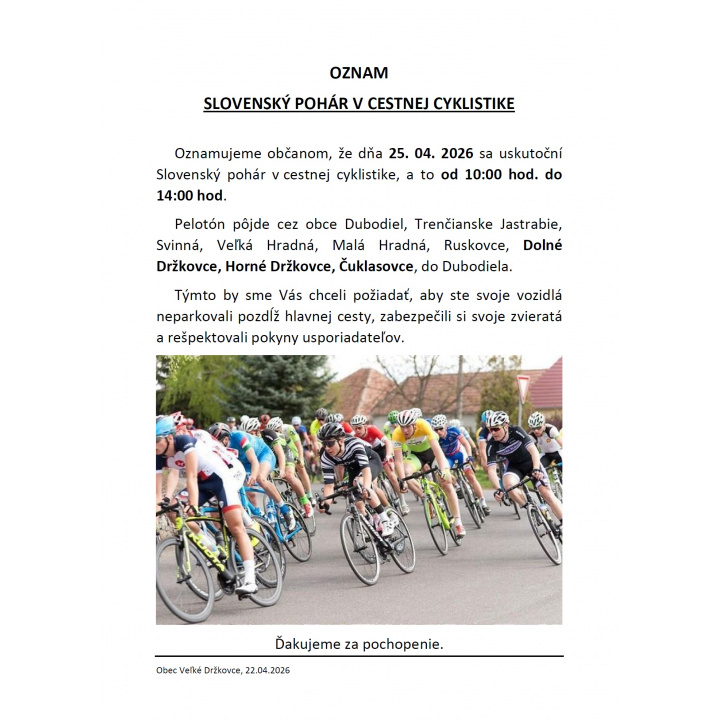 Slovenský pohár v cestnej cyklistike