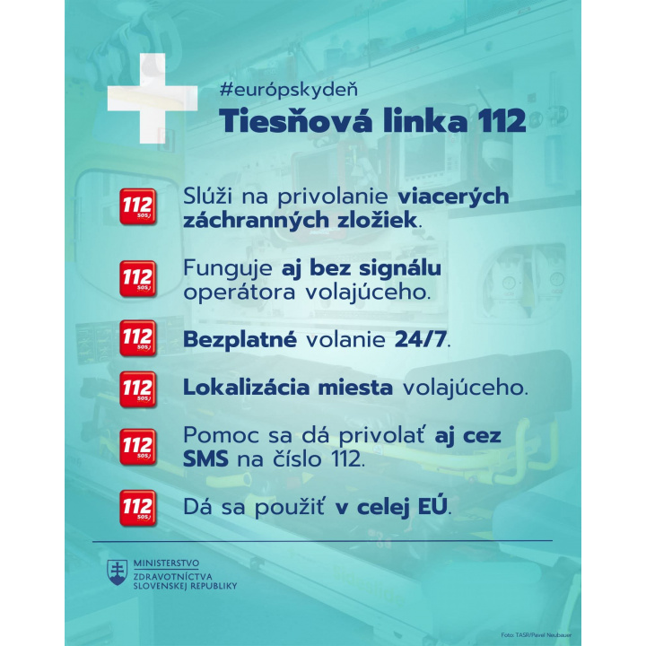 Tiesňová linka 112 má dnes sviatok..