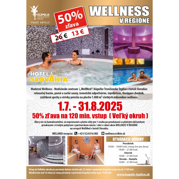 Wellness v regióne 2025